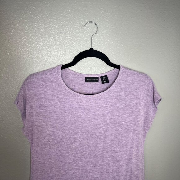 Adrienne Vittadini T-Shirt Size S Cap Sleeve Stretch Scoop Neck - Picture 3 of 5